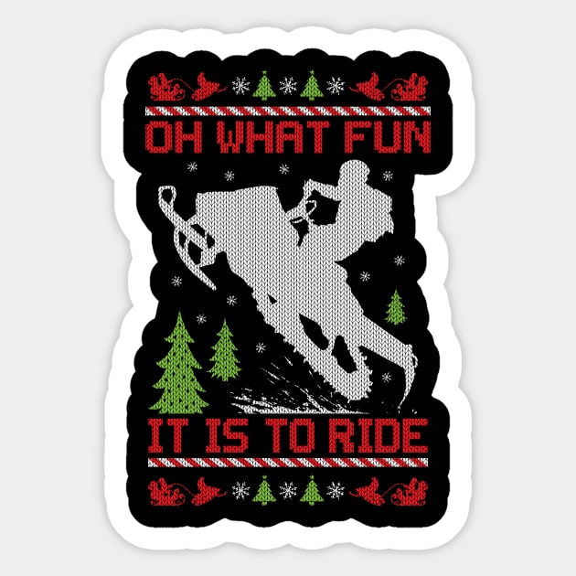 What Fun Snowmobile Ride Sticker by OffRoadStyles